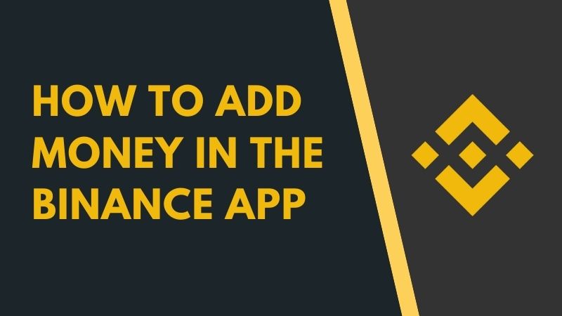 how to add money on binance